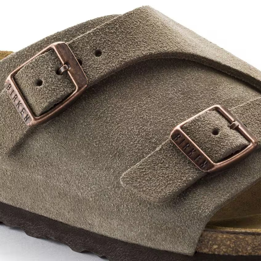 Women's Birkenstock Zürich – Classic Suede Slide with Footbed Support