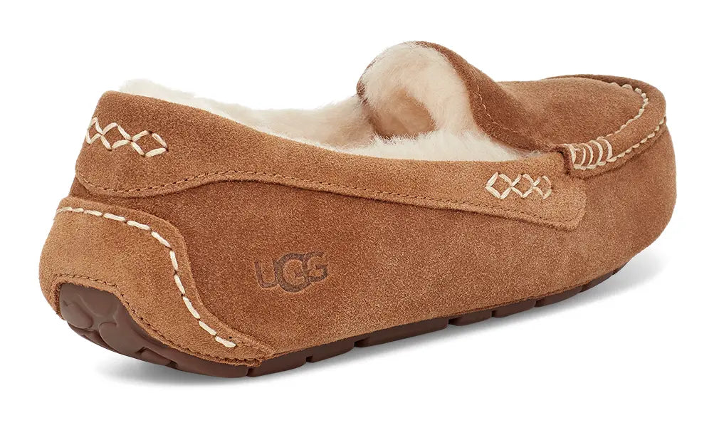 Women's UGG Ansley – Classic Suede Moccasin with Wool Lining UGG