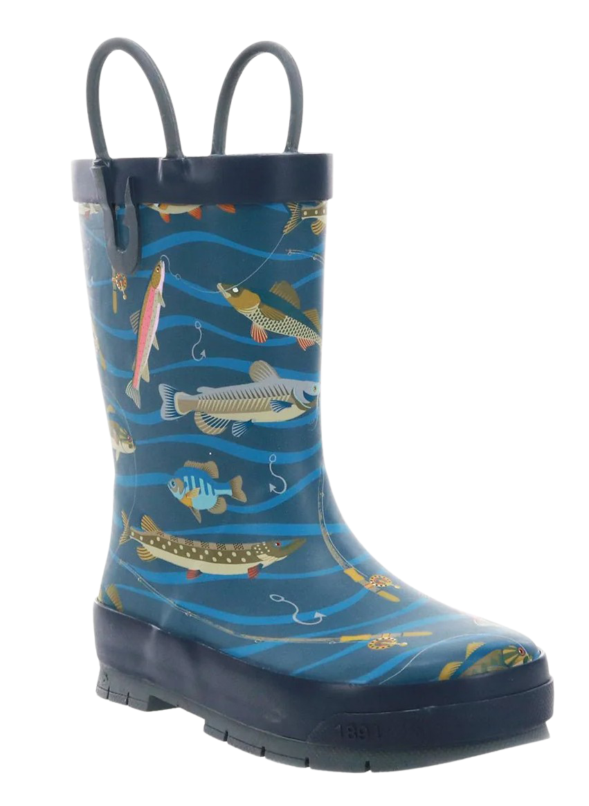 Kids’ Western Chief Gone Fish’n Rain Boots – Ready for Puddle Adventures WASHINGTON SHOE