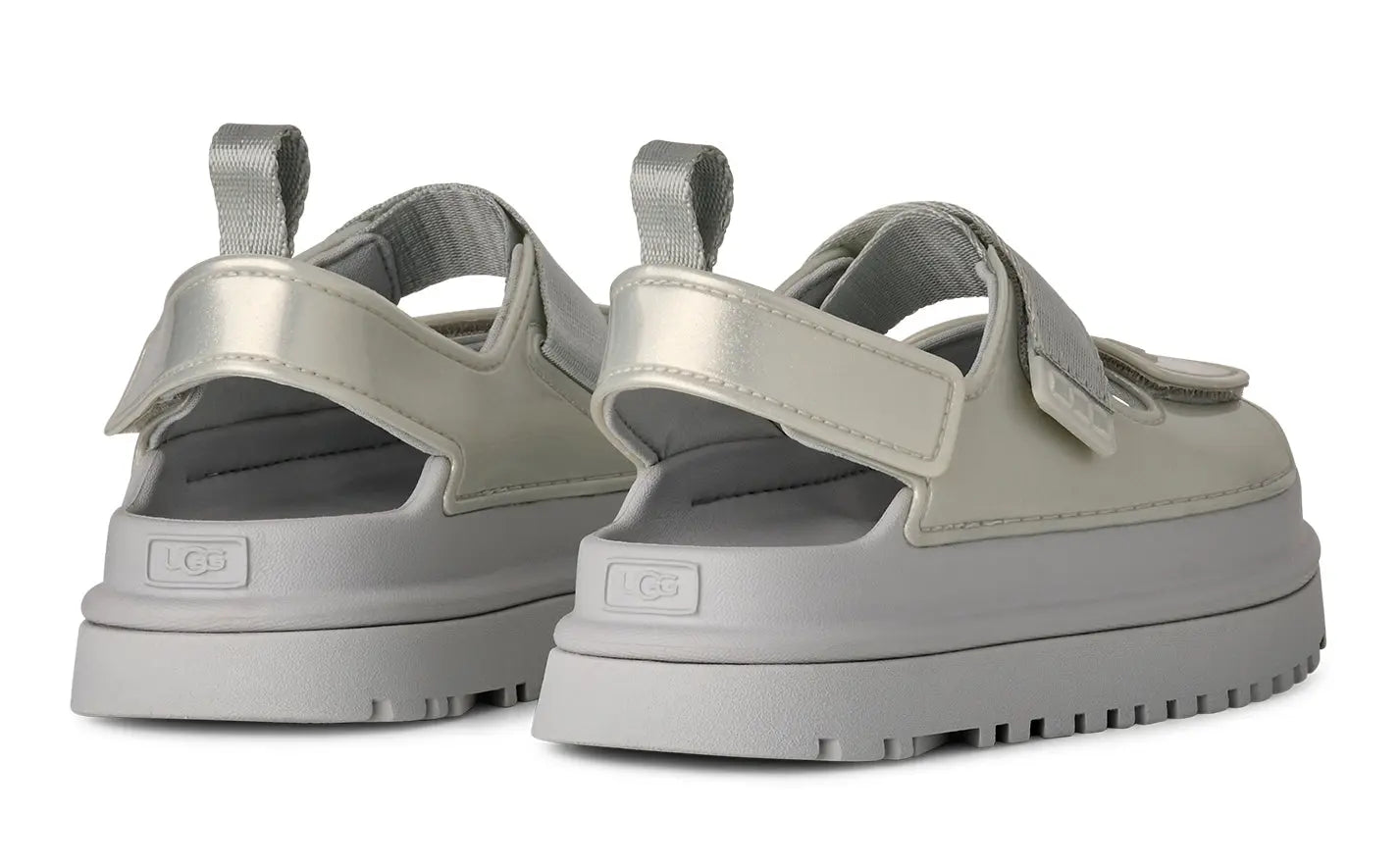 Kids' UGG GoldenGlow Glossy Sparkles – Shimmer Summer Sandals UGG
