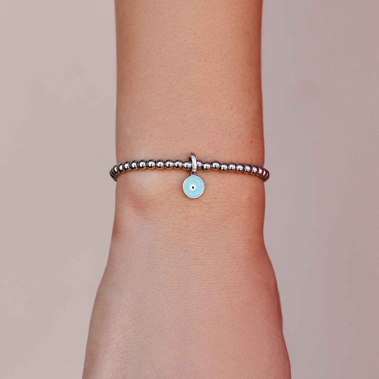 Pura Vida Harper Enamel Eye Charm – Symbol of Protection & Style PURA VIDA BRACELETS
