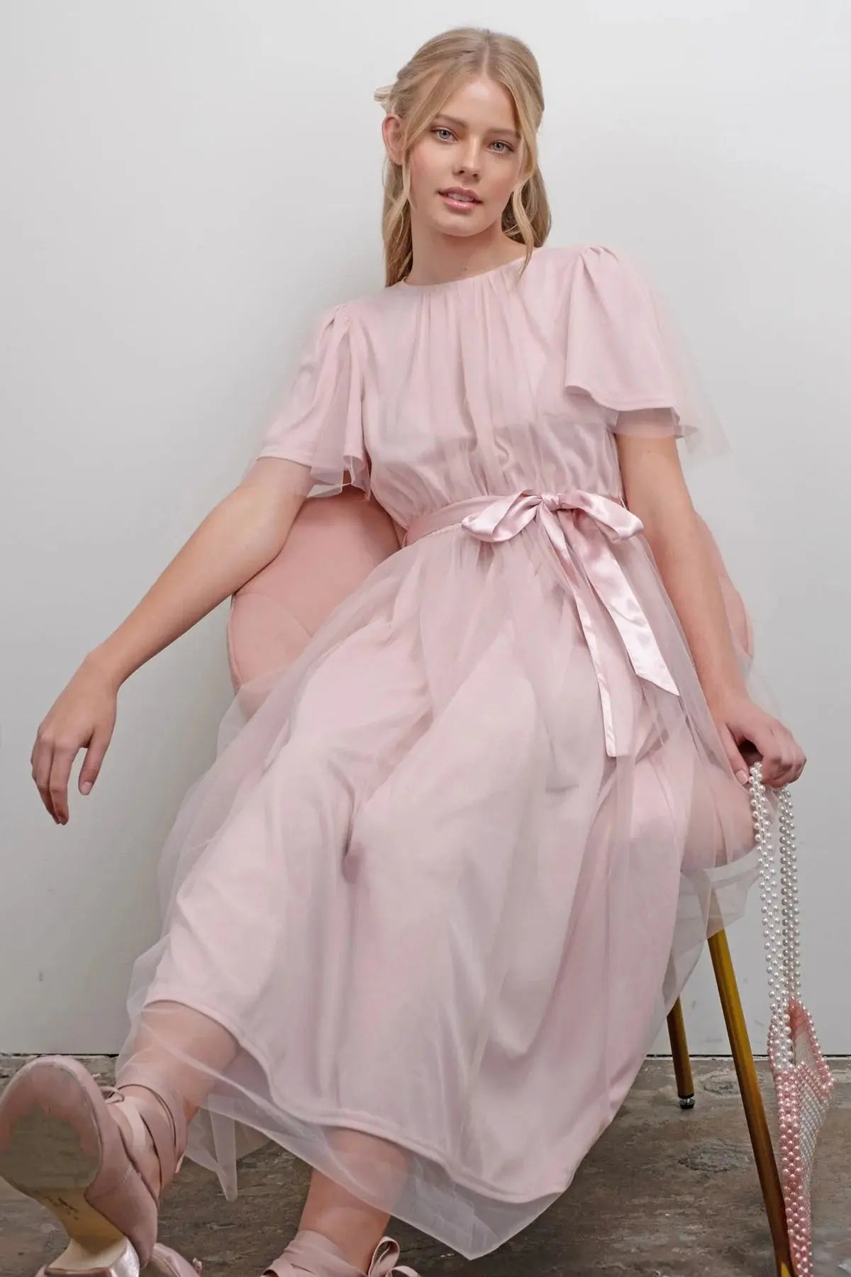 Bella Tulle Dress BLU PEPPER