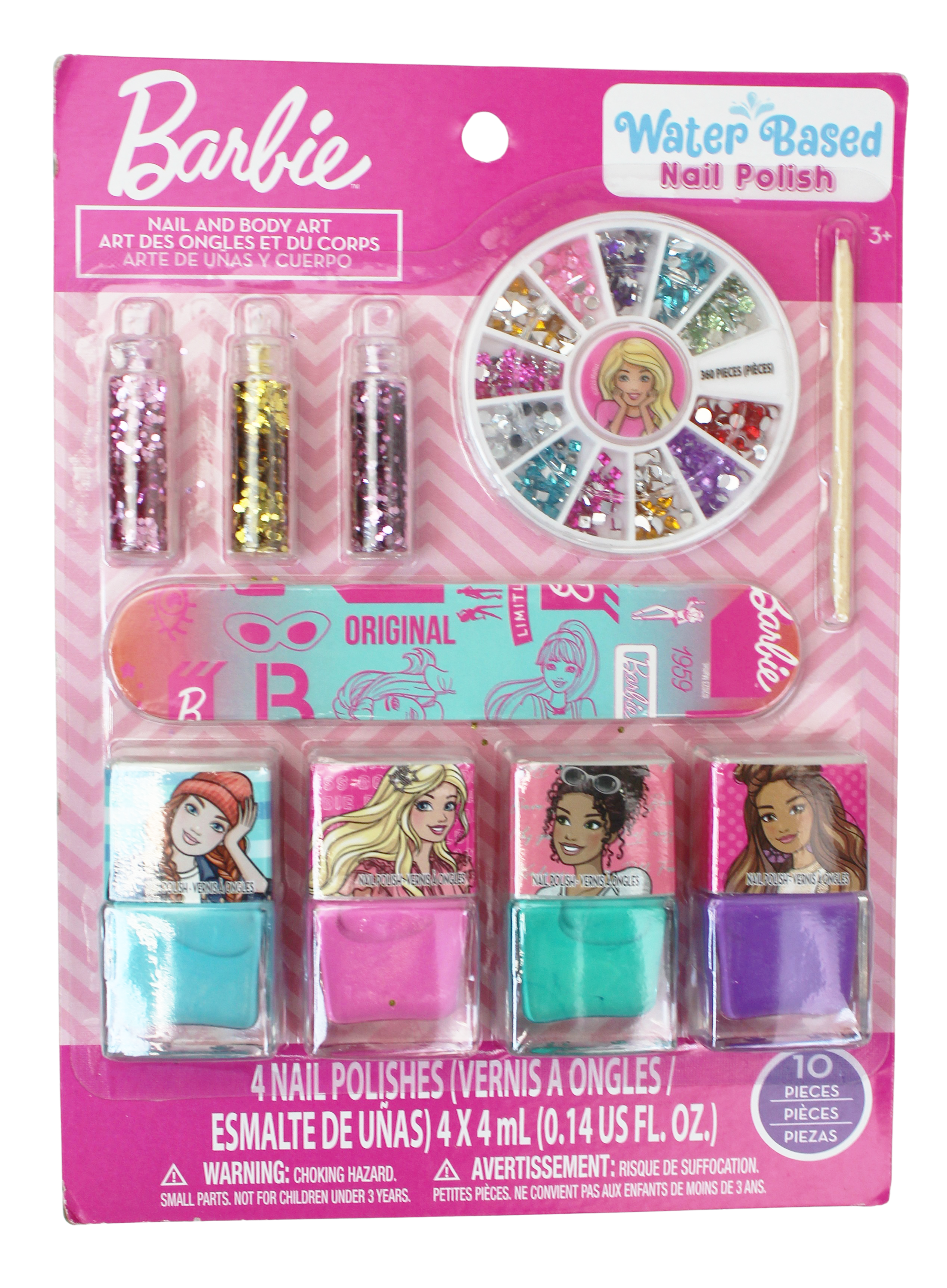 Joia Barbie Nail & Body Art Set – Glitter, Gems & Polish for Kids JOIA TRADING CO.