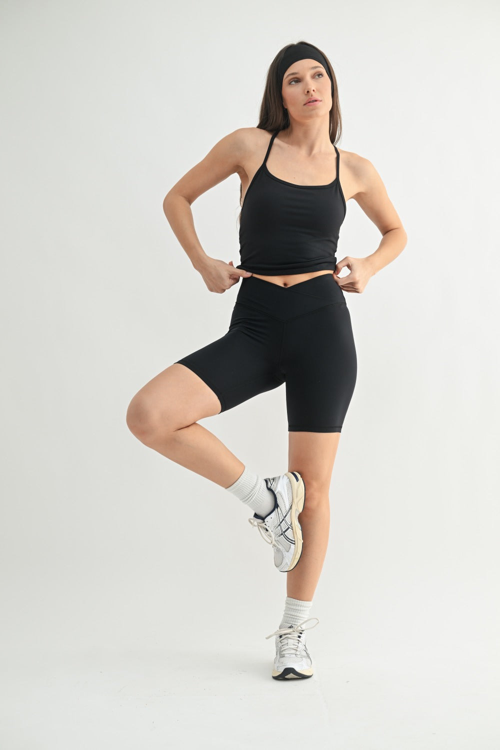 Mono B Spaghetti Strap Active Tank Top – Supportive, Stretchy & Stylish