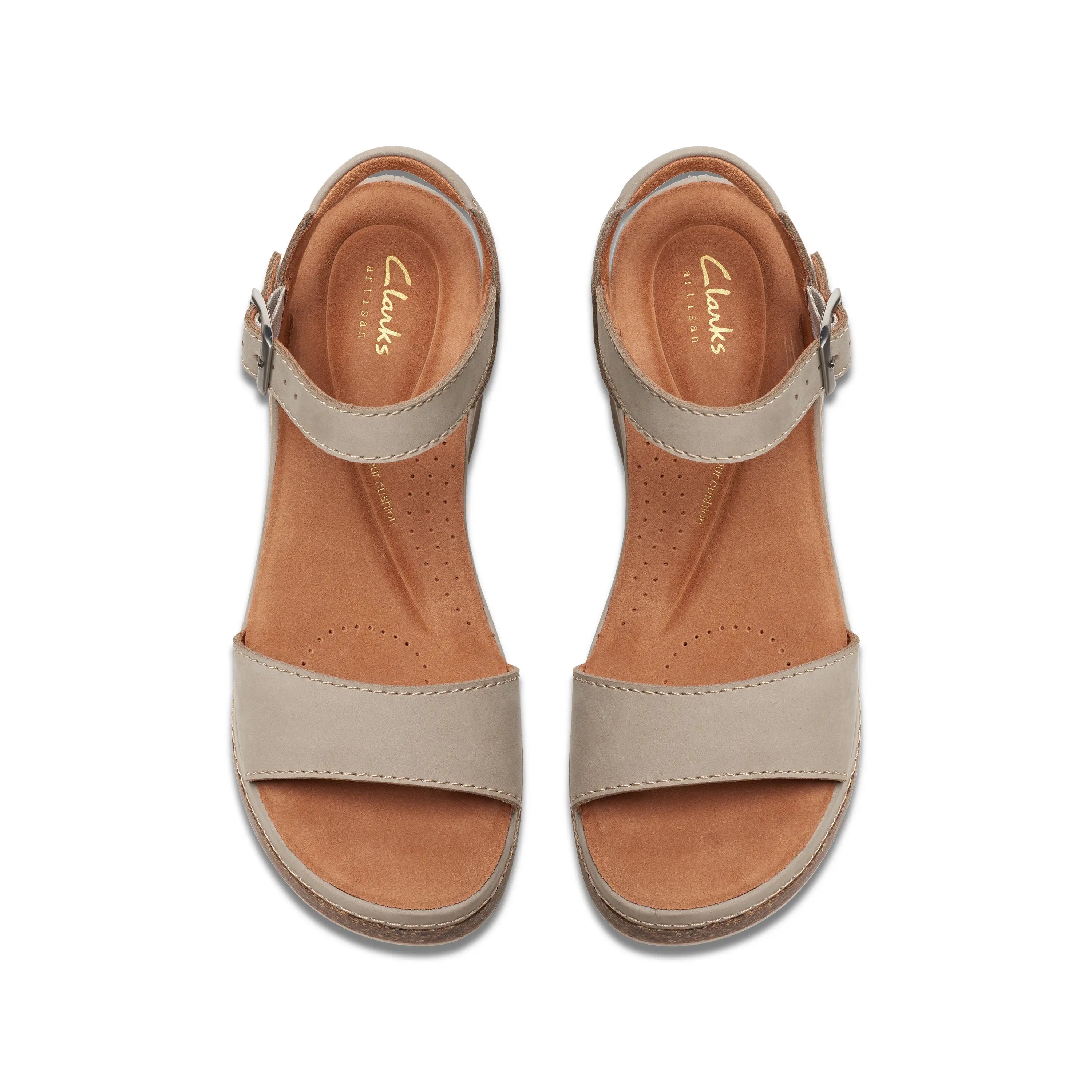 Women's Clarks Kassanda Lily – Strappy Wedge Sandals for Style & Comfort
