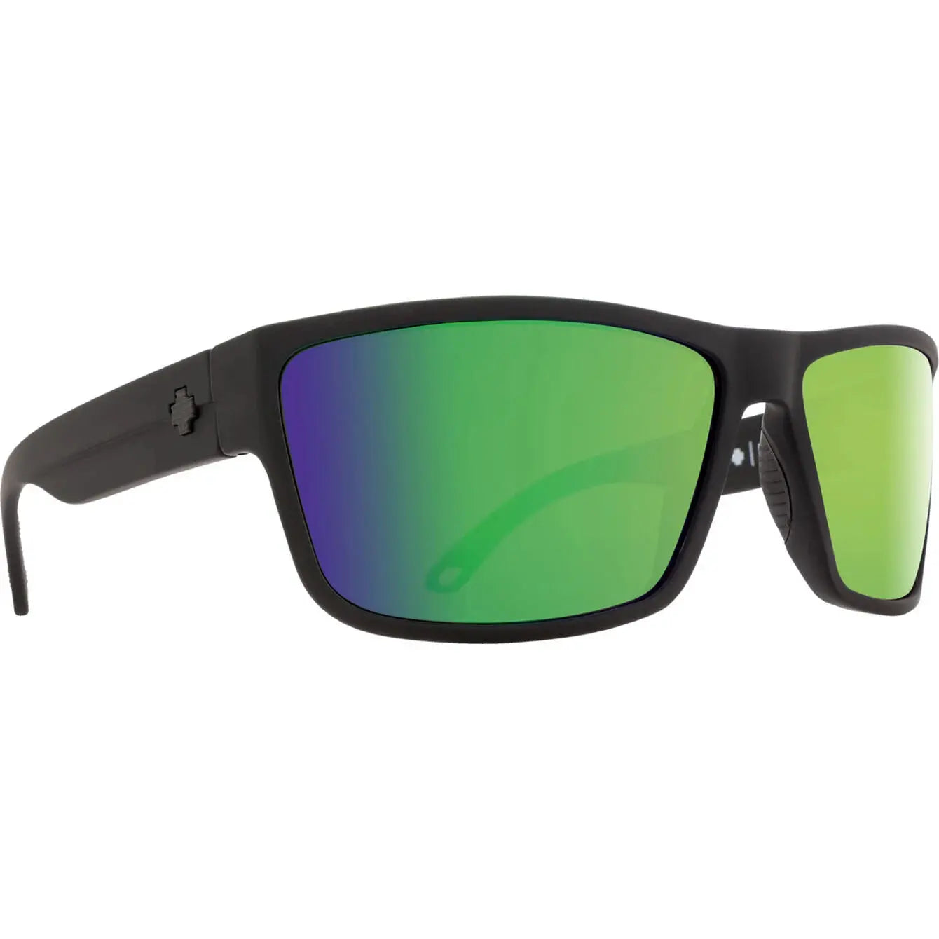 SPY+ Rocky Polarized Sunglasses – Grilamid® Frame & 100% UV Protection SOFT MATTE BLACK (BRONZE GREEN) SPY OPTIC USA