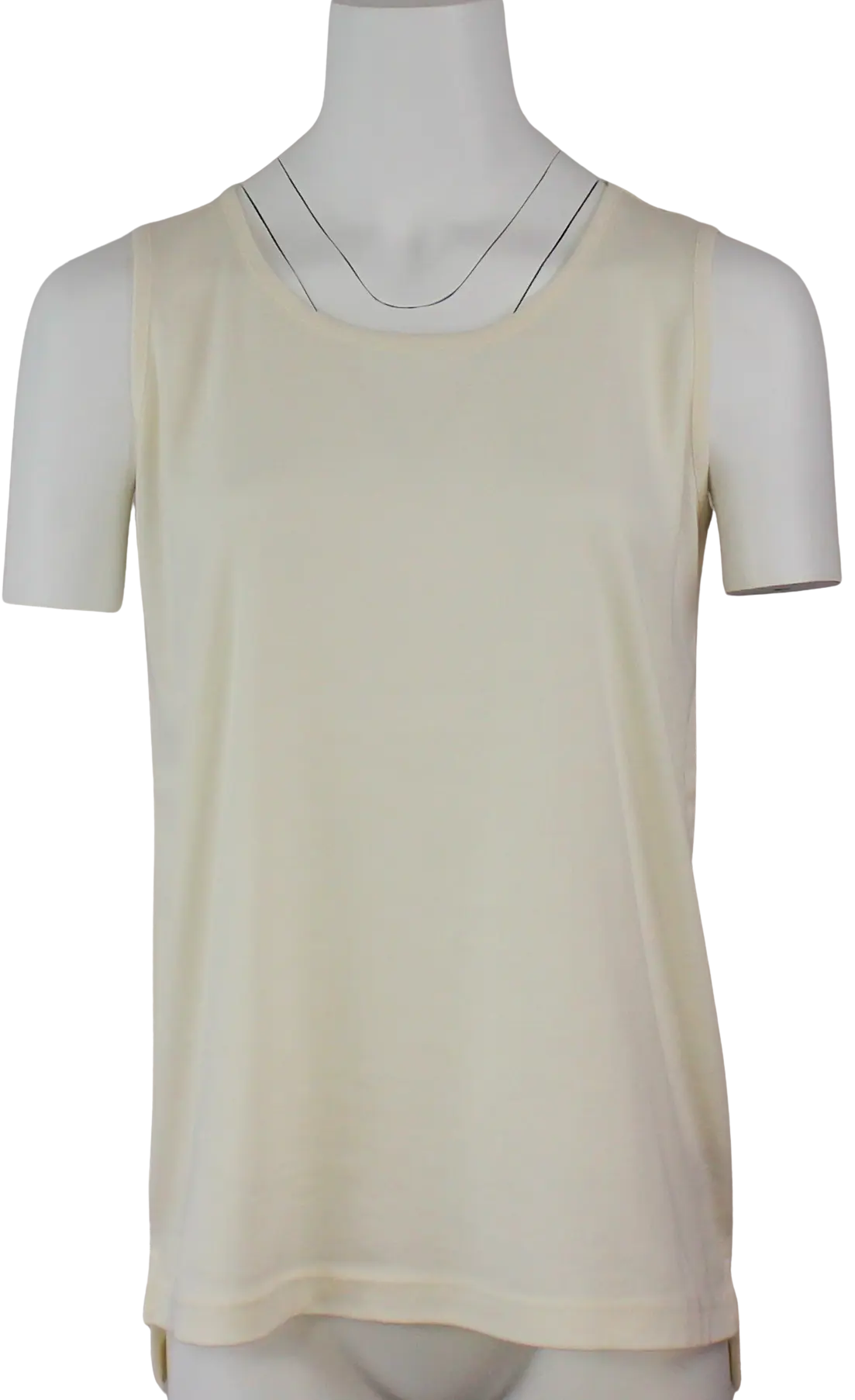Keren Hart Solid Tank – Classic Scoop Neck Wardrobe Essential IVORY-XL KEREN HART