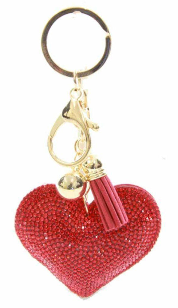 Joia Badazzled Keychains – Rhinestone Tassel Key Chain Accessory JOIA TRADING CO.