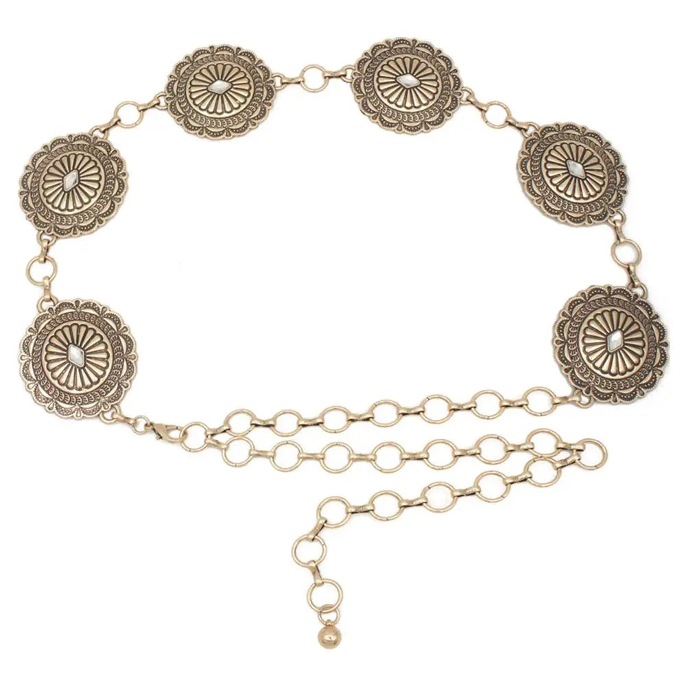 Joia Canyon Diamond Belt – Vintage Western Statement Belt JOIA TRADING CO.