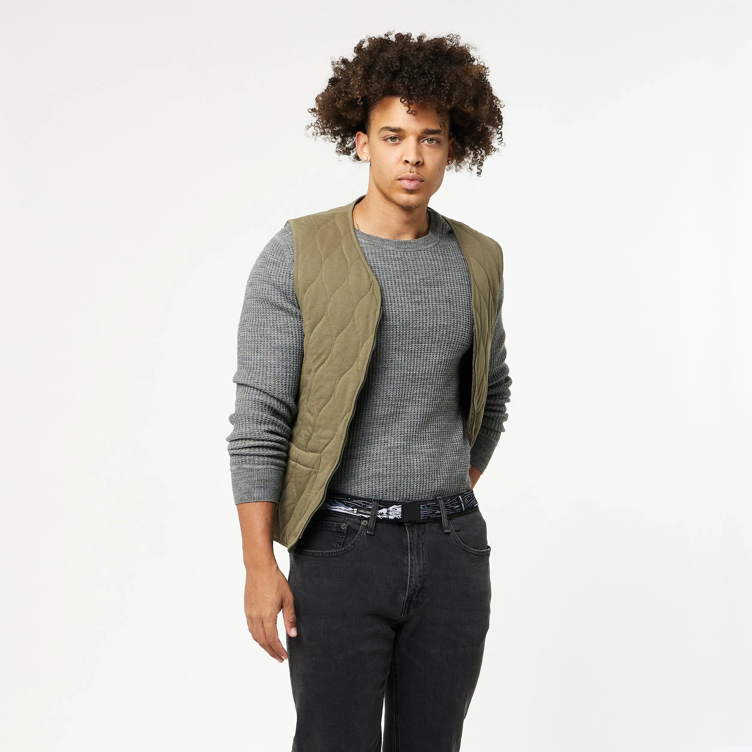 Arcade Out Of Range Slim Belt – Lightweight Stretch Belt with A2 Buckle ARCADE