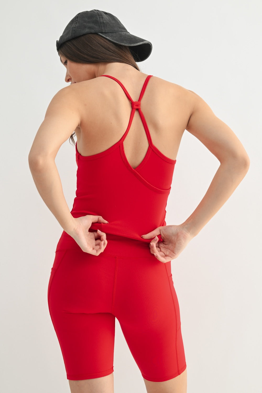 Mono B Spaghetti Strap Active Tank Top – Supportive, Stretchy & Stylish MONO B