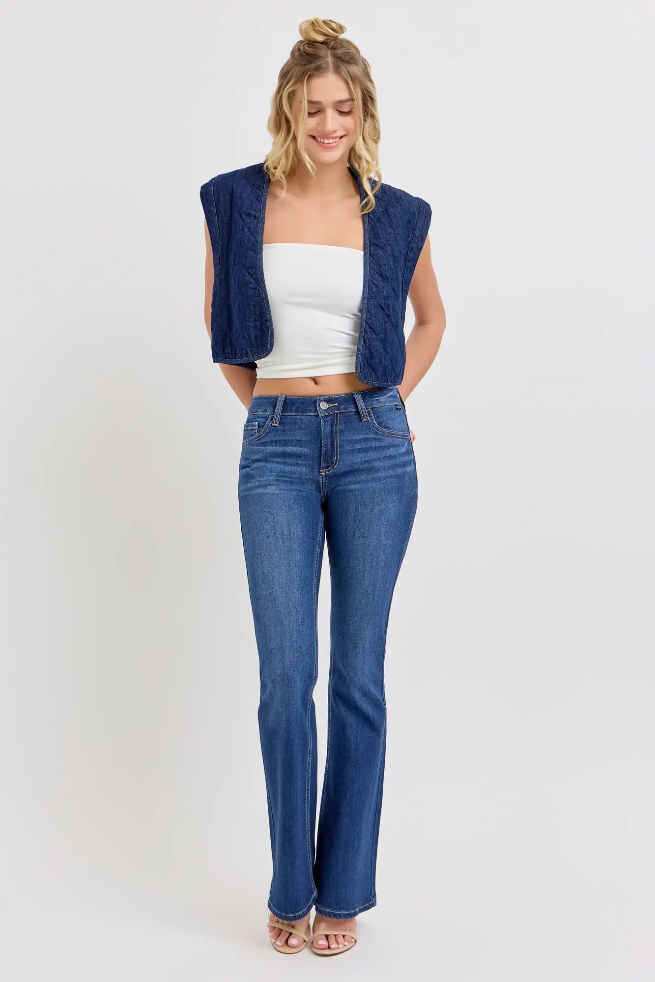 Rosa Mid-Rise Flare WAT? JEANS & CELLO JEANS