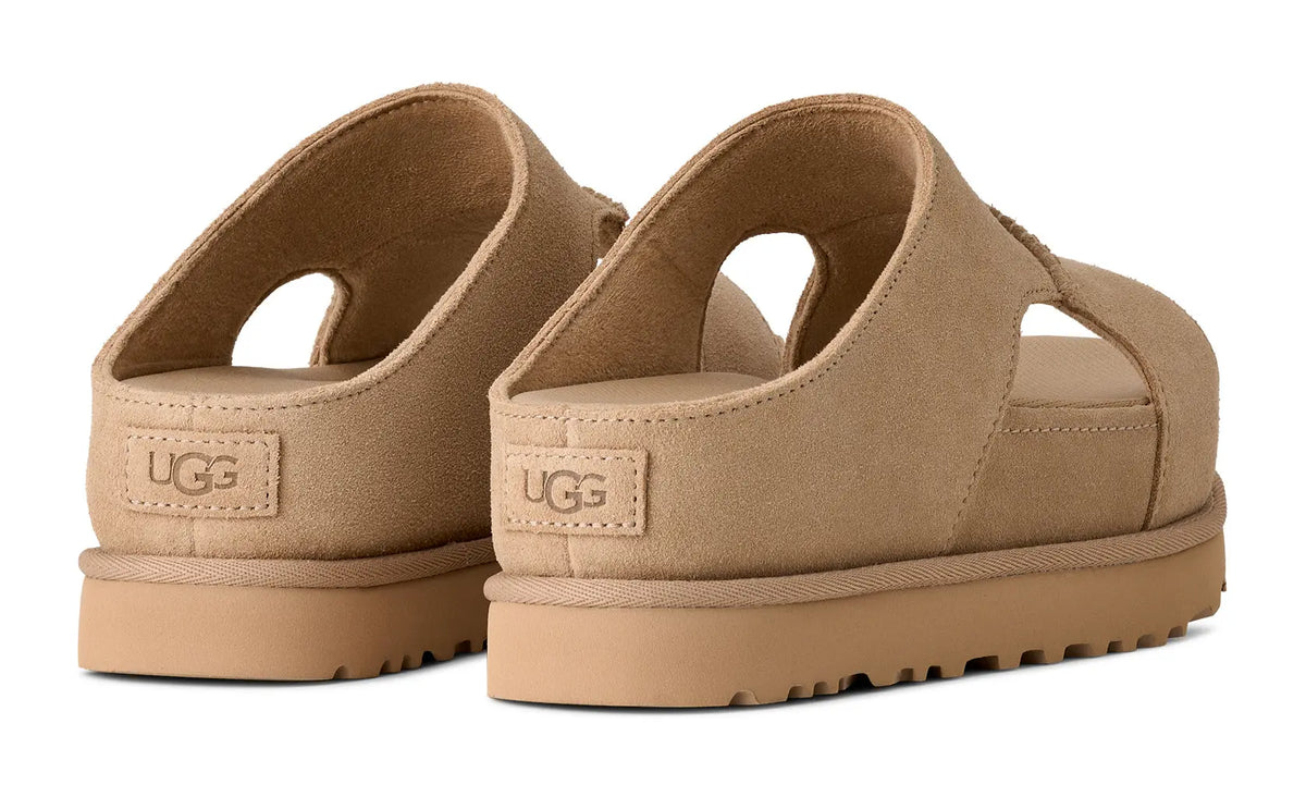 Women's UGG Goldenstar Hi Cutout Slide – Suede Slip-On Sandals UGG