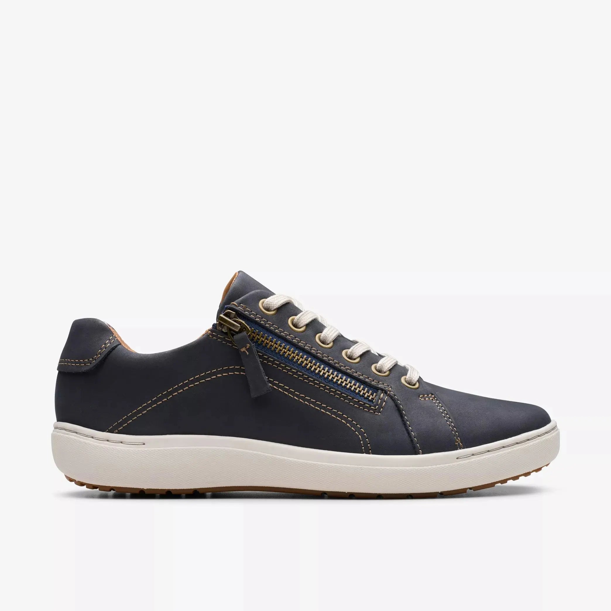 Women's Nalle Lace NAVY-NUBUCK-10 CLARKS