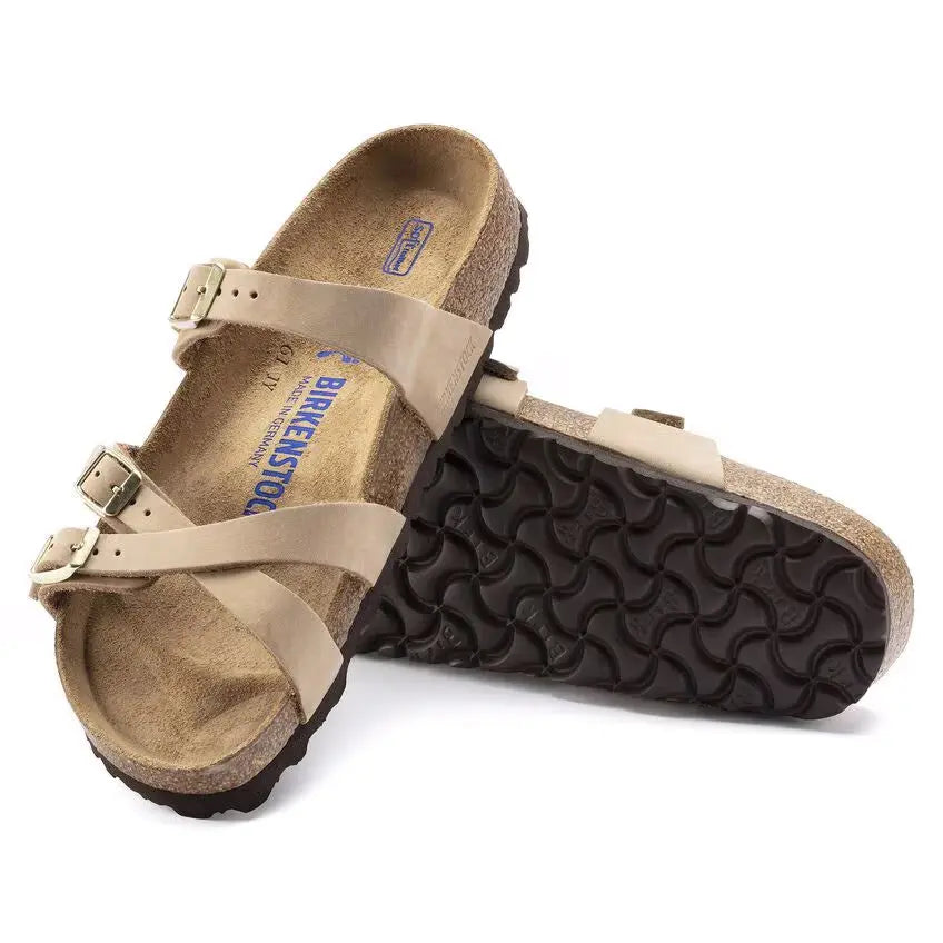 Birkenstock Franca Soft Footbed Sandals – Elegant Comfort in Nubuck Leather BIRKENSTOCK