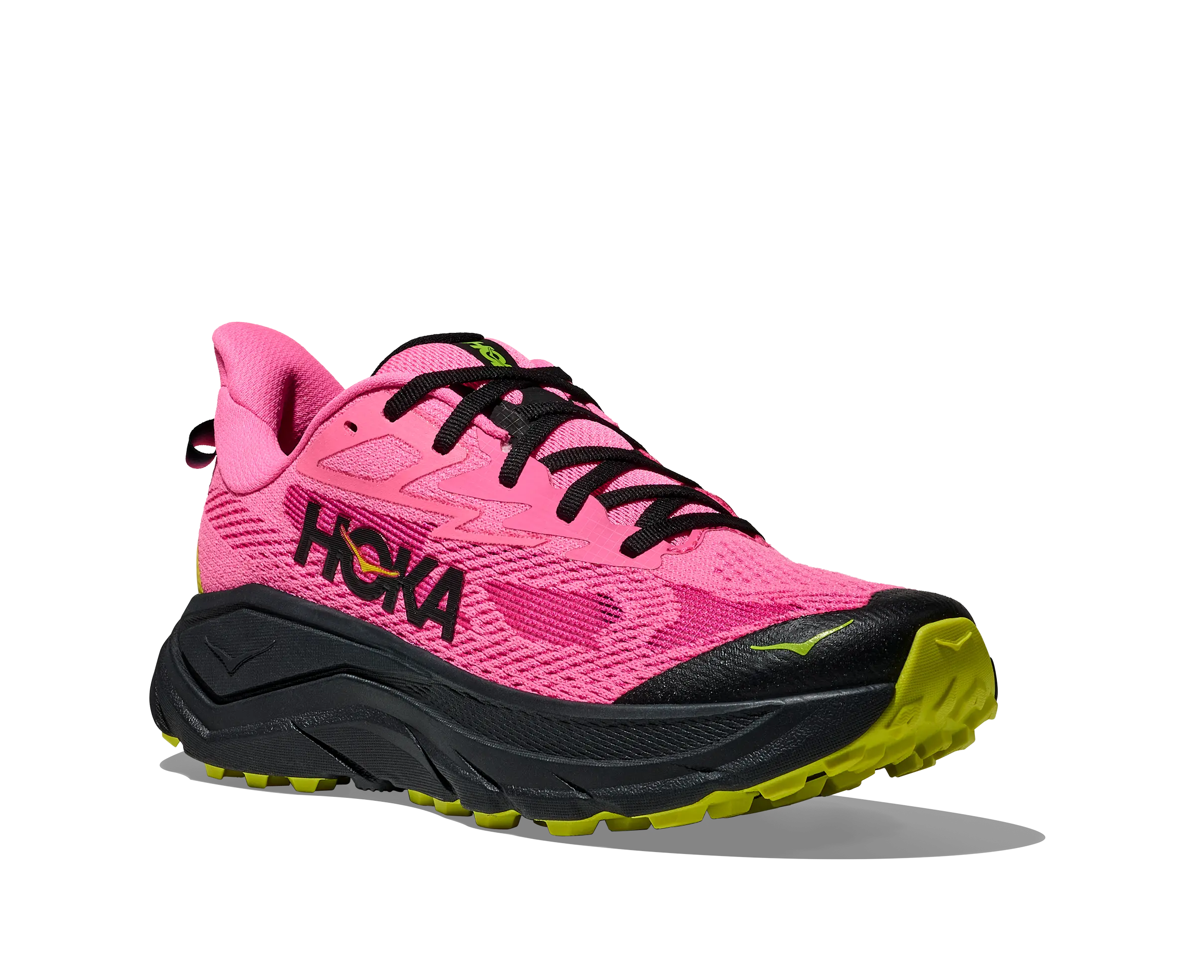 Women’s Hoka Challenger 8 – Road-to-Trail Comfort & Grip NEON ROSE/BLACK / B / 10 HOKA