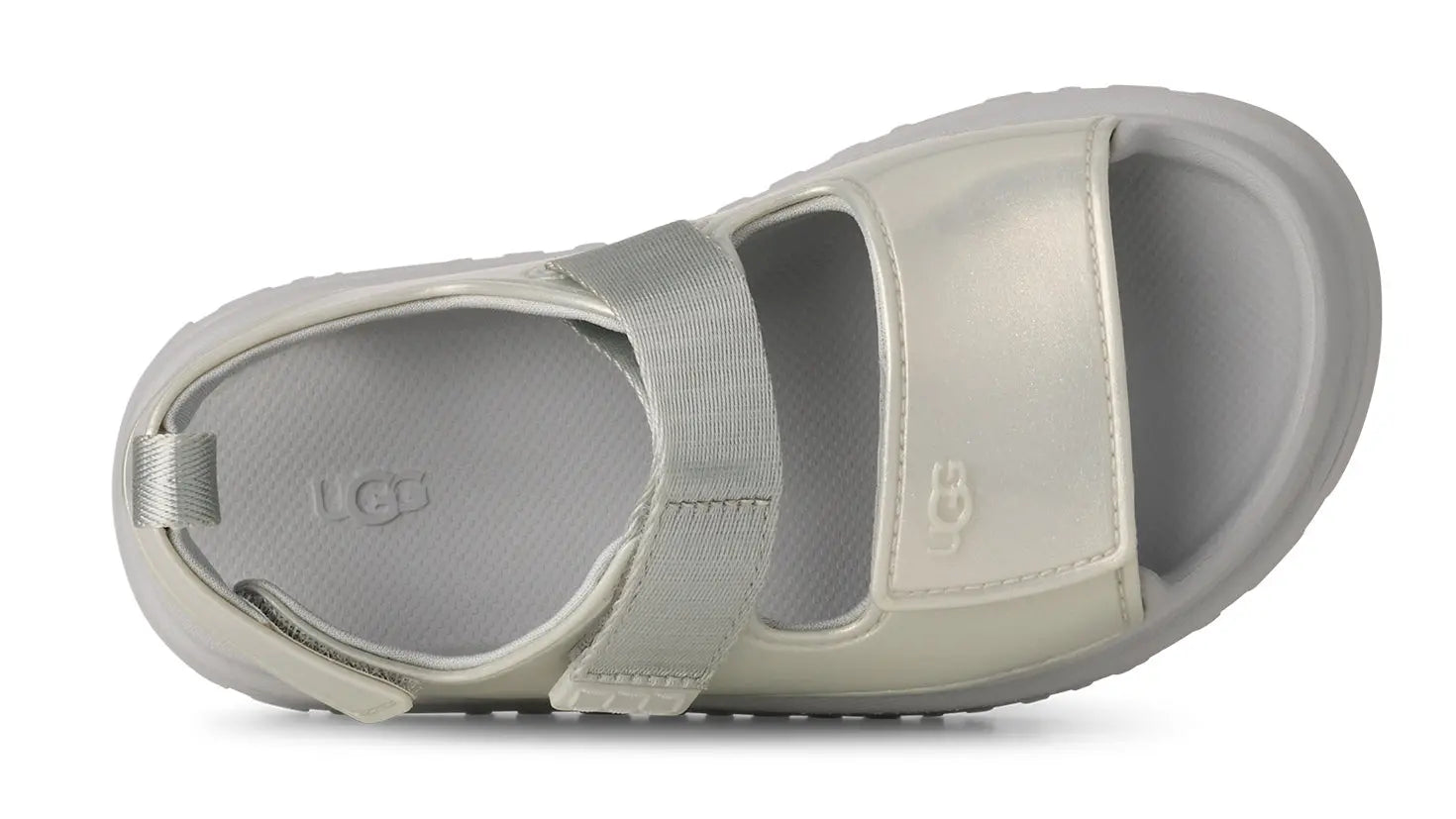Kids' UGG GoldenGlow Glossy Sparkles – Shimmer Summer Sandals UGG