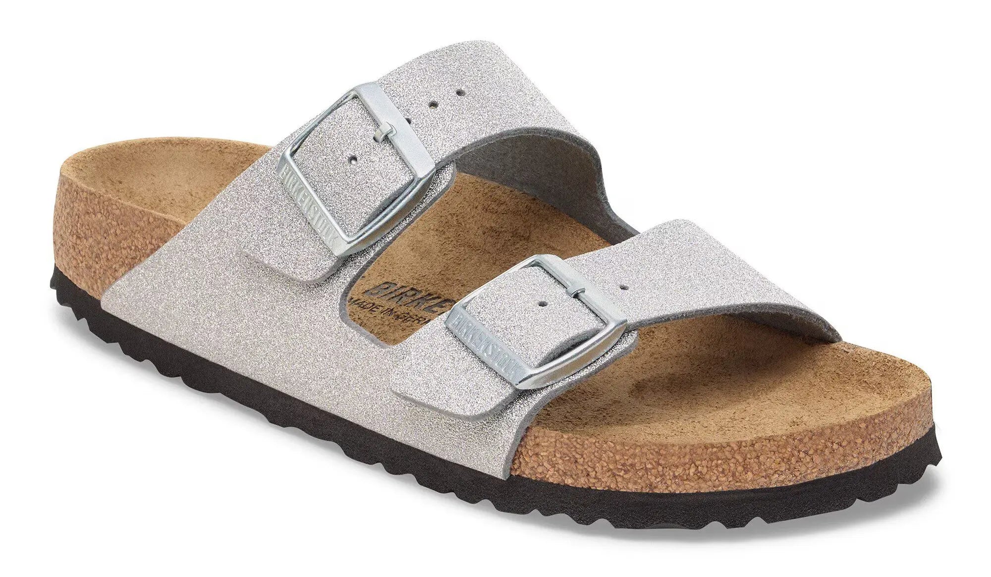 Women's Birkenstock Arizona Synthetic Sandals – Classic Glitter Adjustable Two Strap Sandal BIRKENSTOCK