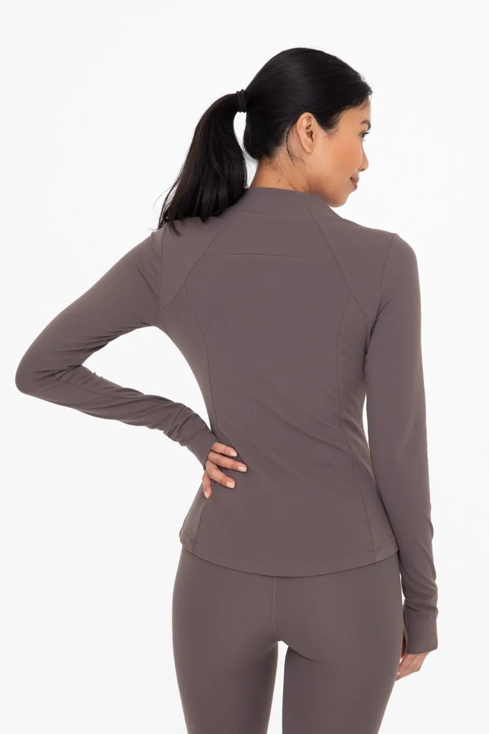 Fleece-Lined Slim Fit Active Jacket MONO B