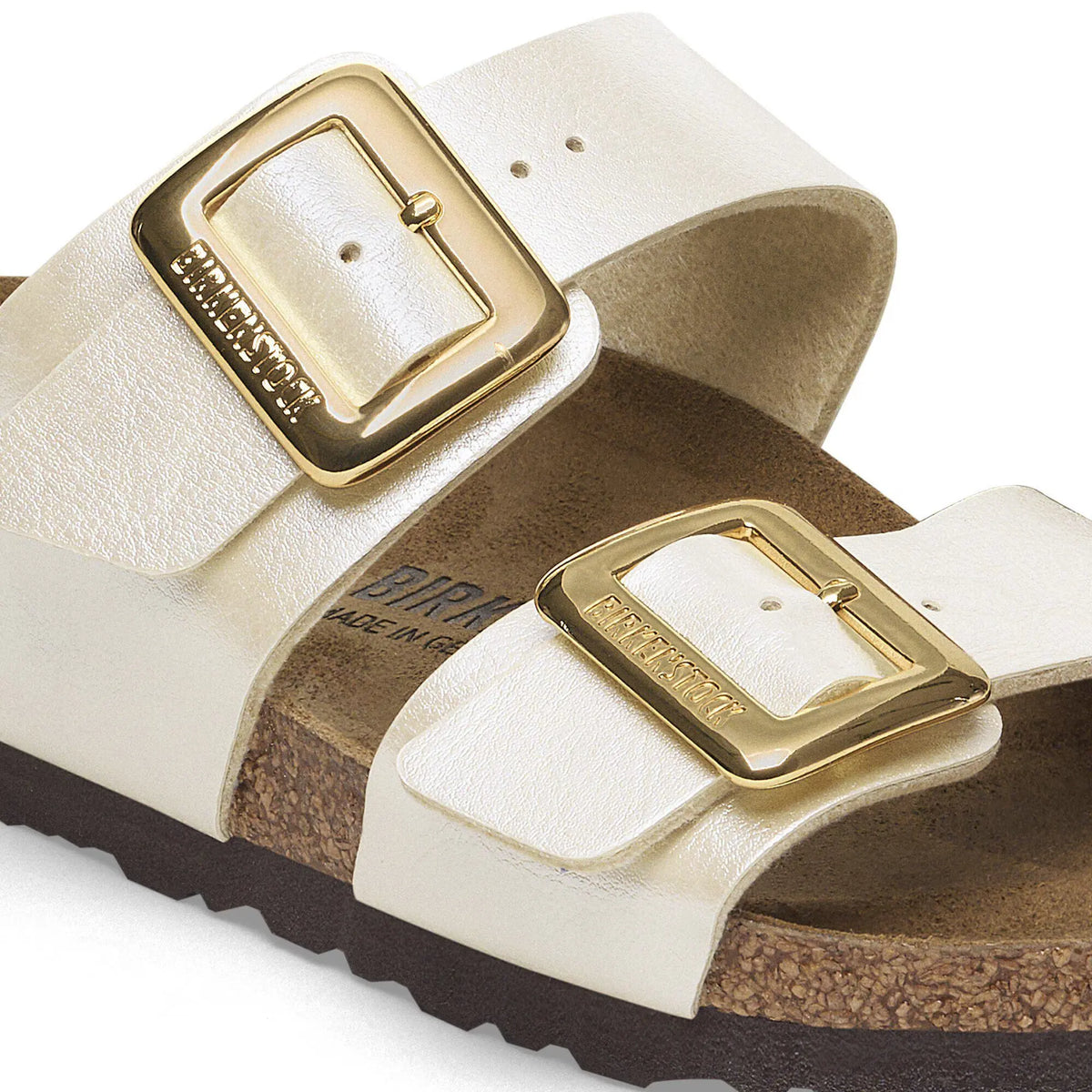 Women's Birkenstock Sydney Luxe Buckle Birko-Flor Sandals – Polished Style Sandal BIRKENSTOCK