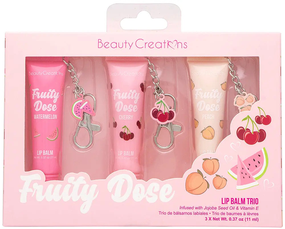 Joia Beauty Creations Fruity Dose Lip Balm Trio – Sweet Hydration On-the-Go JOIA TRADING CO.