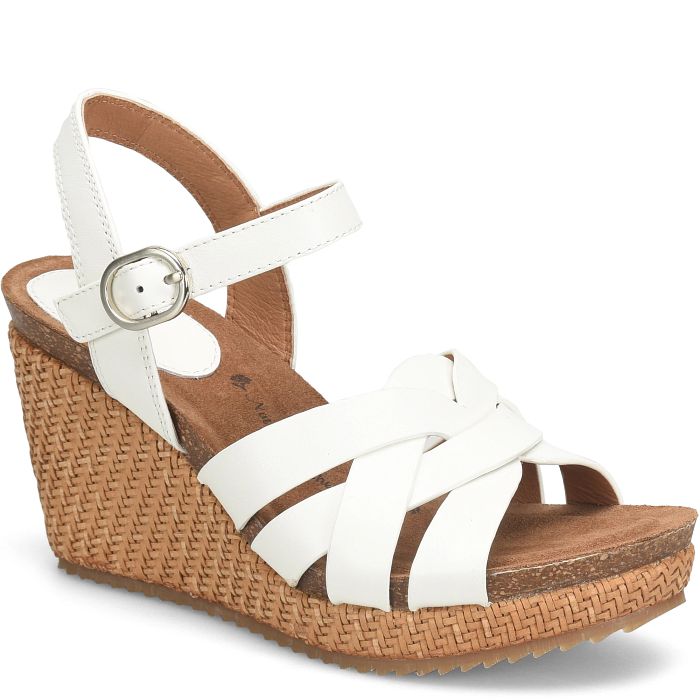 Women's Sofft Carlana – Elegant Woven Wedge Sandals SOFFT