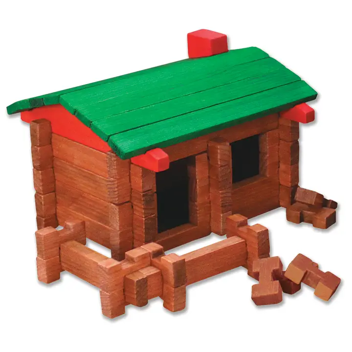 Faire Roy Toy 1930’s Original Camp – Classic Real Wood Building Set FAIRE