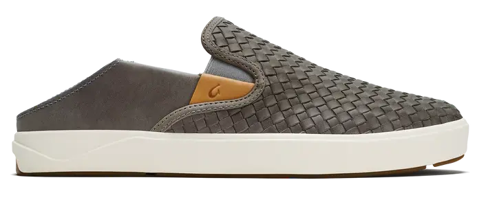 Men's OluKai Lae‘ahi Lauhala – Hand-Woven Leather Slip-On OLUKAI