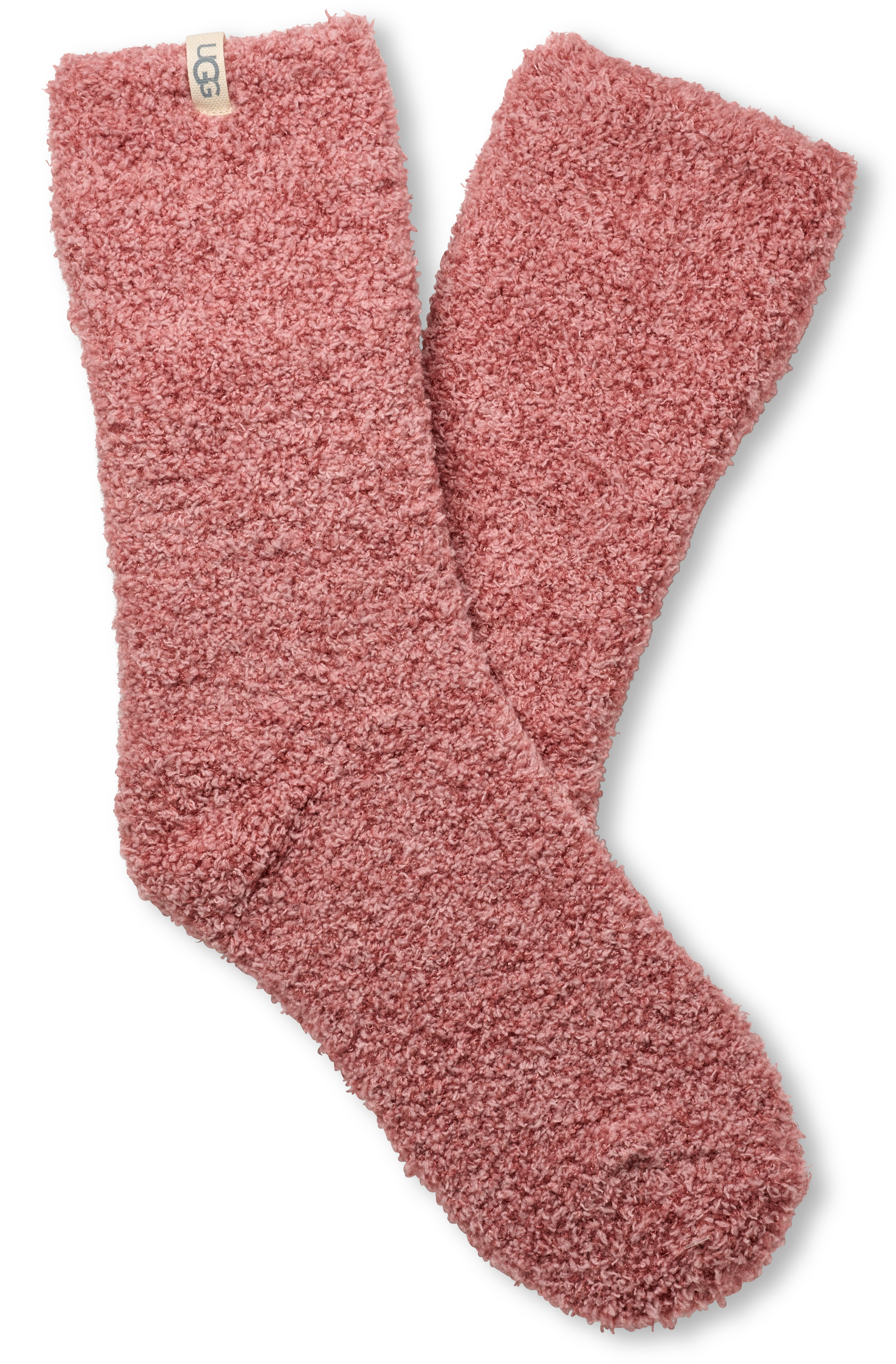 Women’s UGG Darcy Cozy Socks – Soft, Shimmery & Perfect for Lounging PINK DAWN UGG