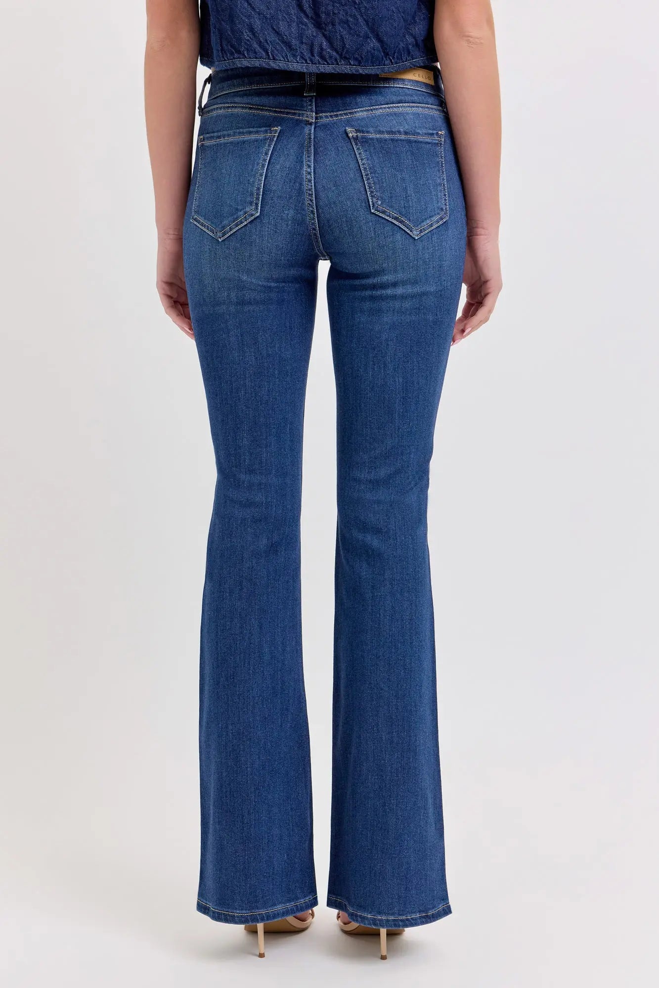 Rosa Mid-Rise Flare WAT? JEANS & CELLO JEANS