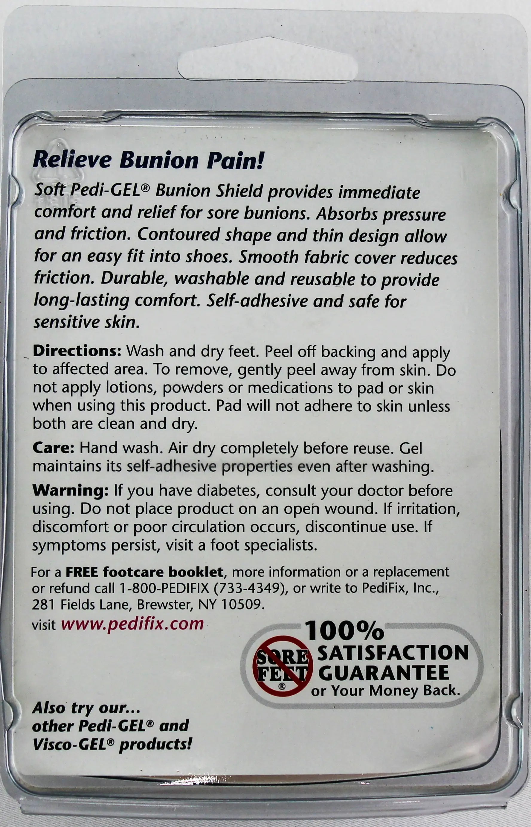 Pedi-Gel Bunion Shield PEDIFIX