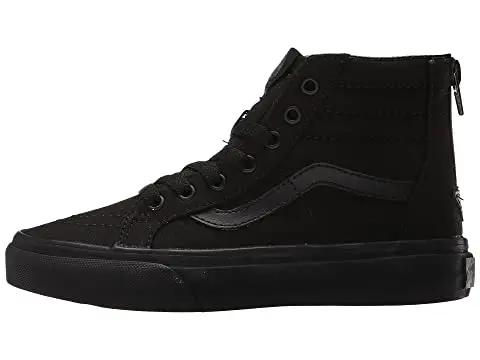 Kids’ Vans Pop Check Sk8-Hi Zip – Classic High-Top with Easy Zip Entry    VANS