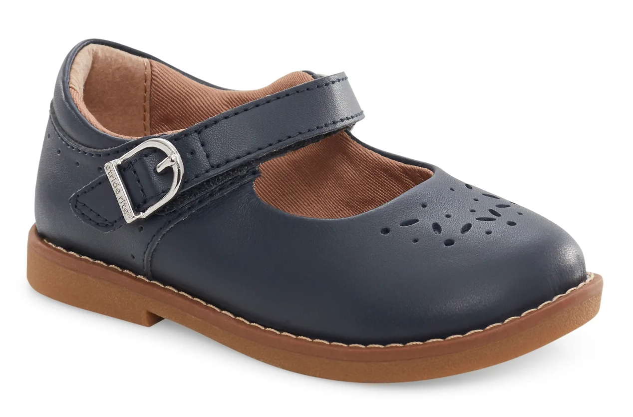 Toddler Stride Rite Mara – Mary Janes Leather & Memory Foam Comfort NAVY / W / 10½ STRIDERITE