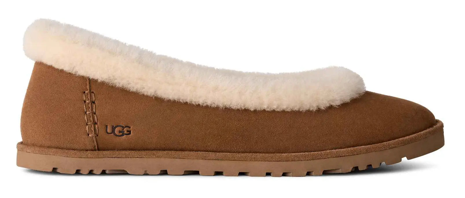 Women's UGG Zora Ballet Flat – Classic Suede with Plush Comfort UGG