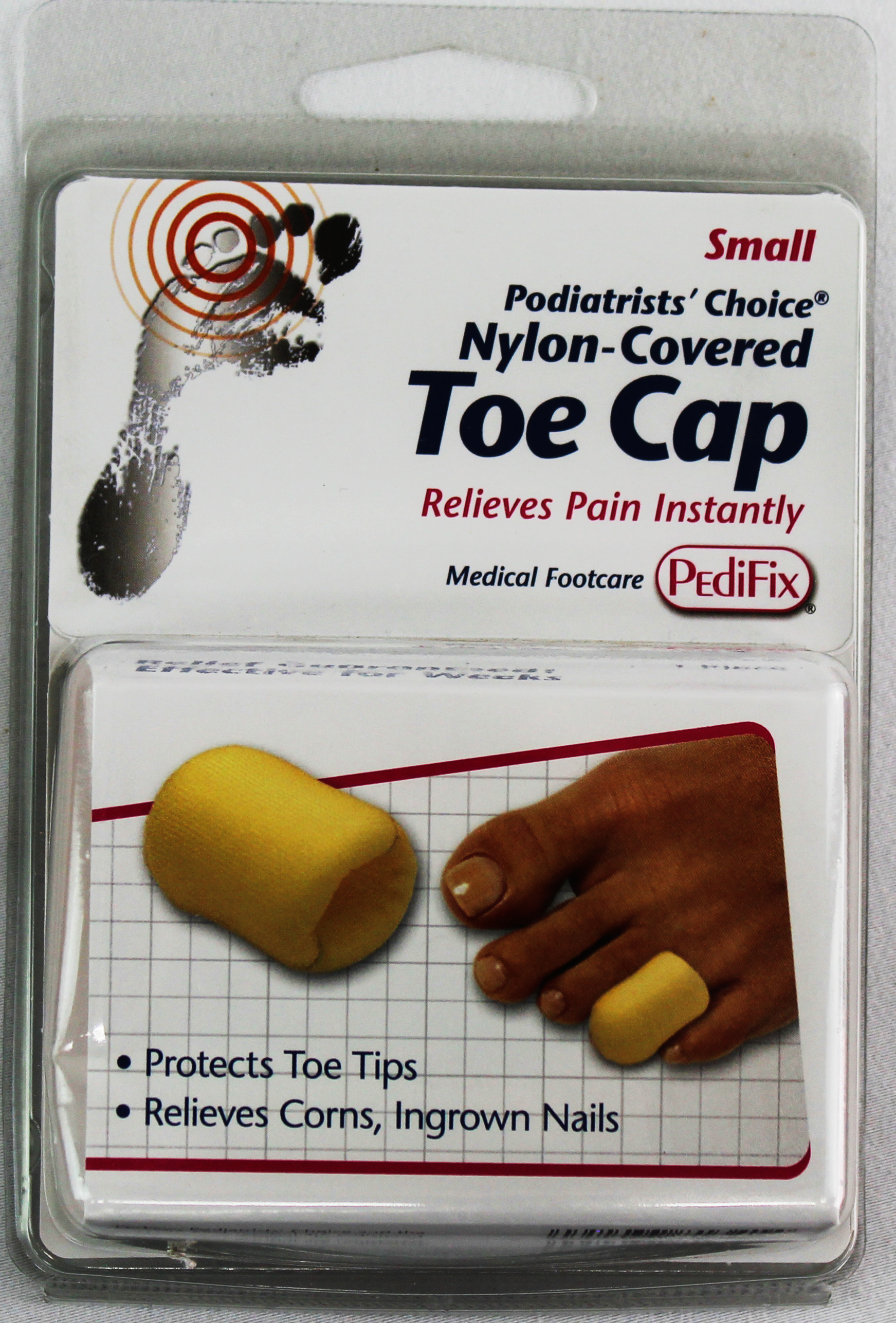 PediFix Nylon-Covered Toe Cap – Protective Cushion for Sensitive Toes PEDIFIX