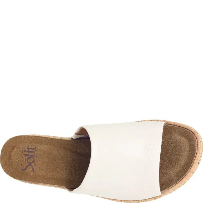 Women's Sofft Cass Leather Slide Sandal — Effortless Summer Style SOFFT