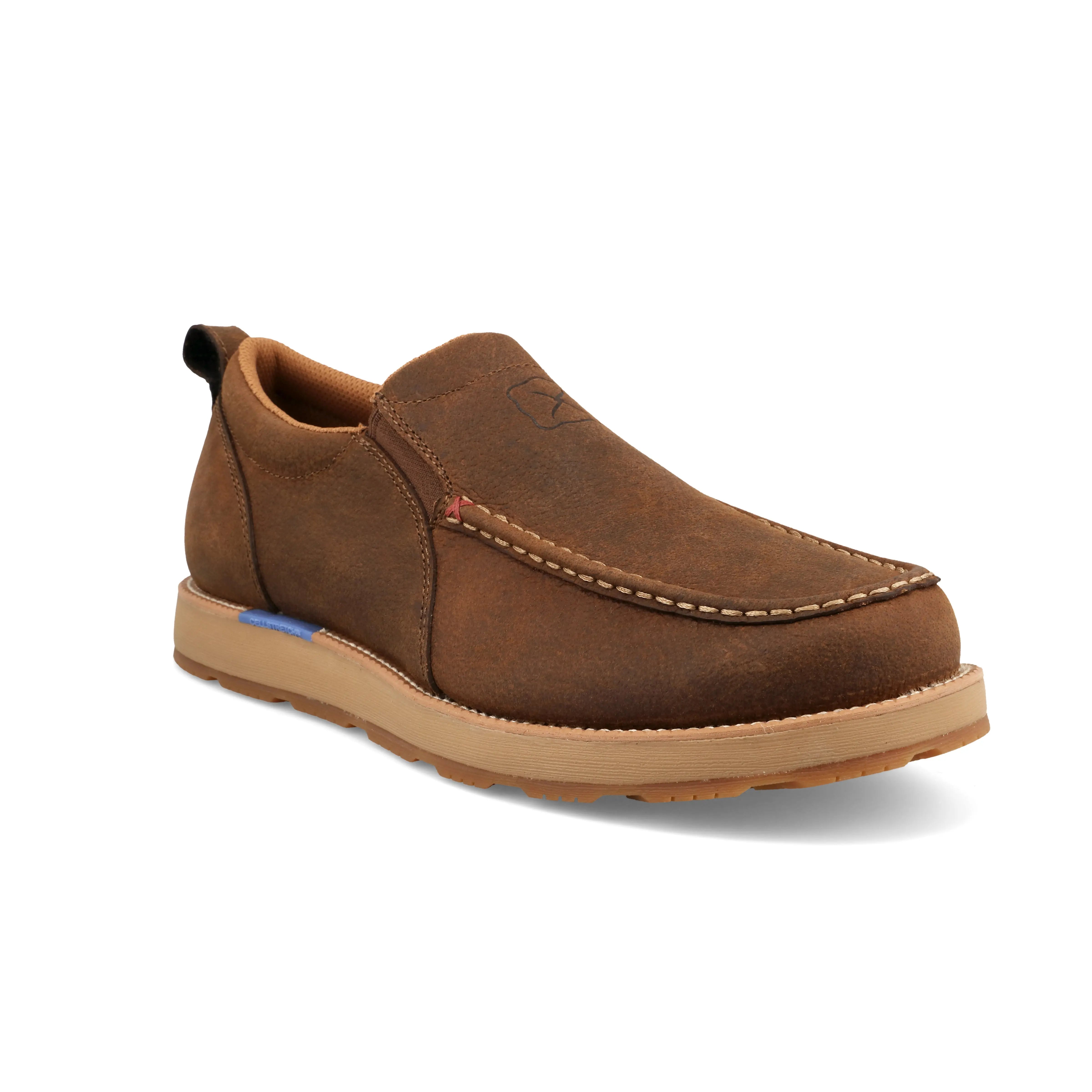 MEN'S CELLSTRETCH WEDGE SOLE SLIP-ON TAWNY-BROWN-W-13 TWISTED X