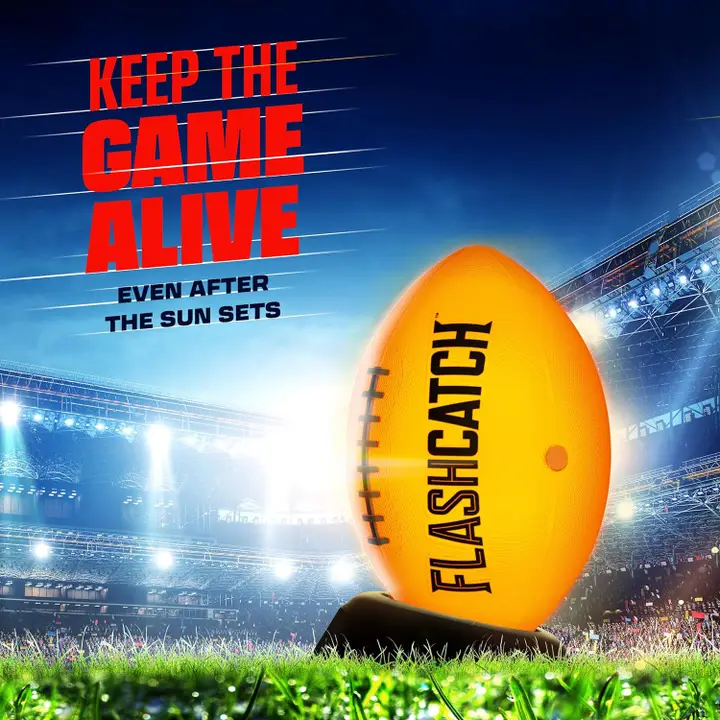 Faire Light Up Football – LED Glow Football for Night Play FAIRE