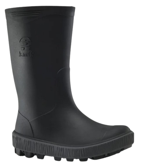 Kid's Kamik Riptide Boot – Lightweight & Waterproof Fun BLACK/CHARCOAL / 13 KAMIK