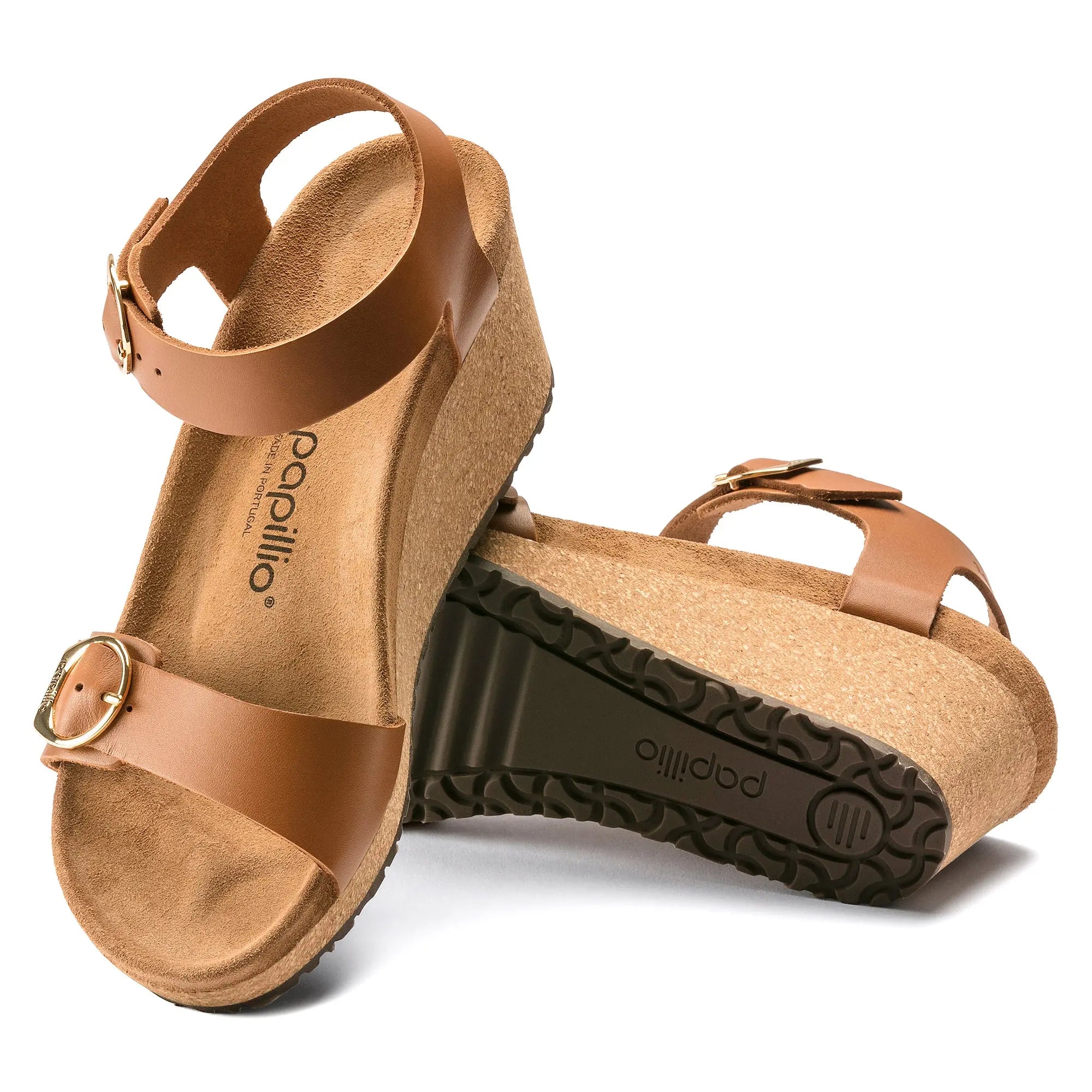 Birkenstock Soley – Metallic Leather Wedge Sandal for Women BIRKENSTOCK