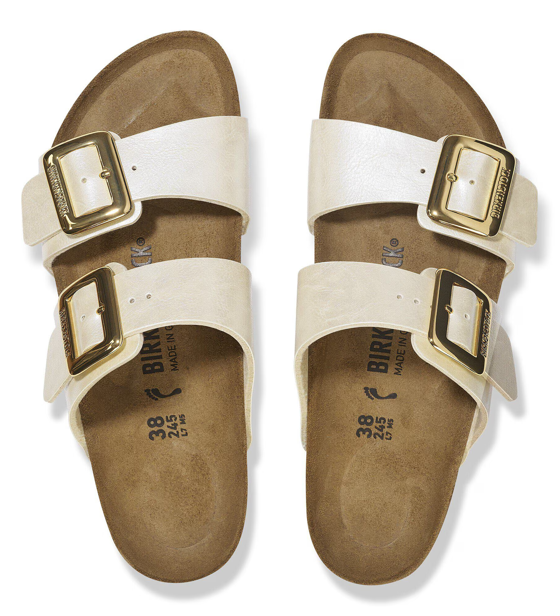 Women's Birkenstock Sydney Luxe Buckle Birko-Flor Sandals – Polished Style Sandal