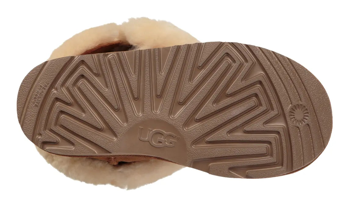 Kids’ UGG Bailey Button II – Cozy Sheepskin Boot with Versatile Style UGG