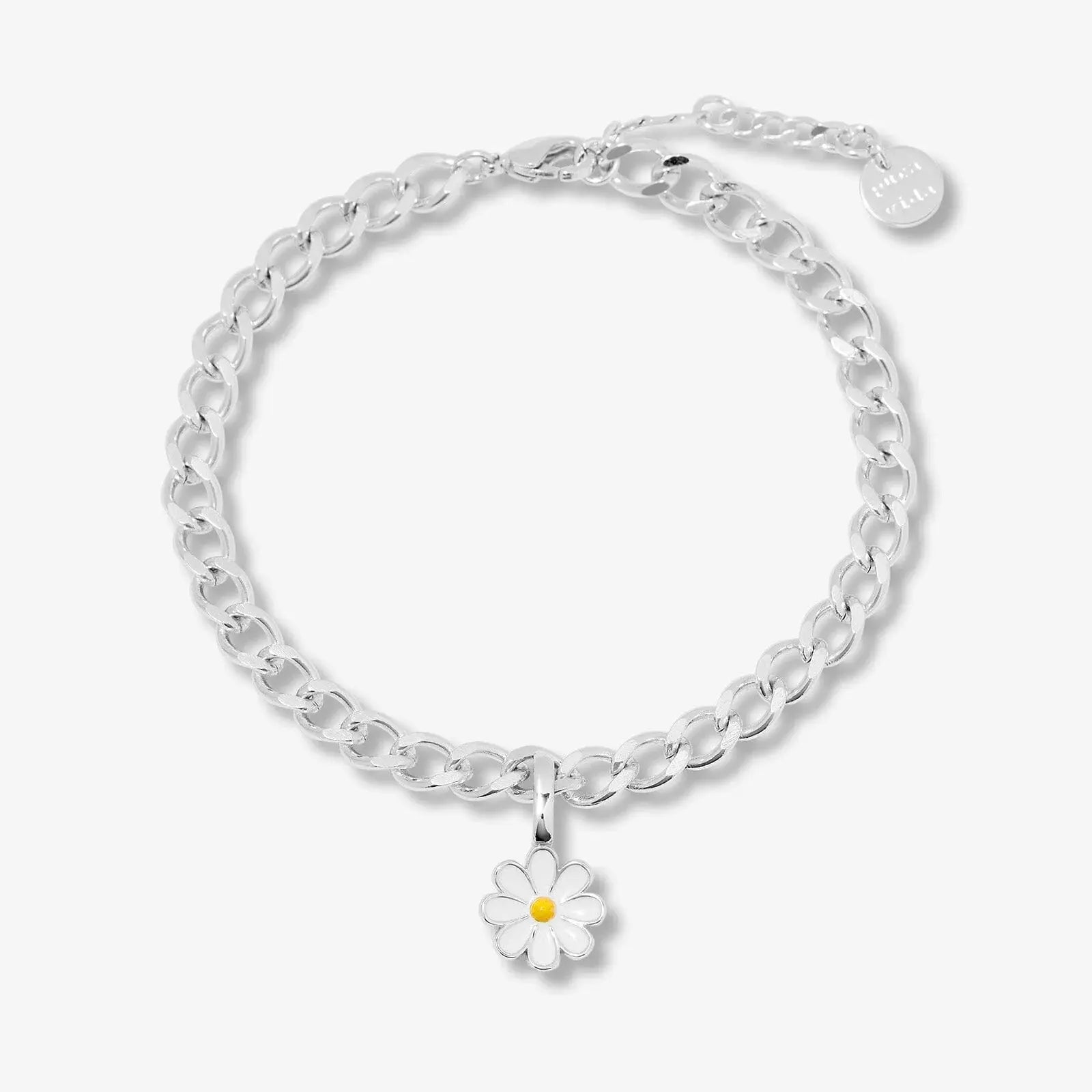 Pura Vida Harper Daisy Charm – Enamel Flower Jewelry Accessory PURA VIDA BRACELETS