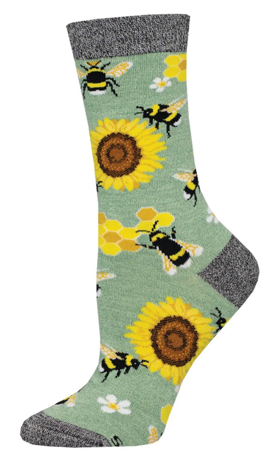 Women's SockSmith Honey In The Bank Socks – Bamboo Comfort, Bee Charm SOCK SMITH