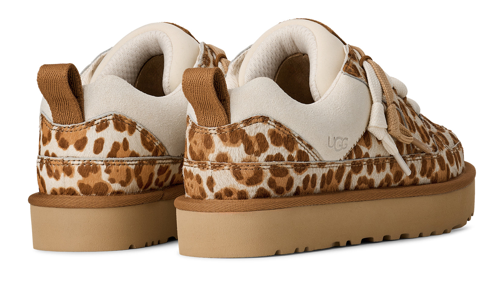 Women’s UGG Lo Lowmel Plains Sneakers – Cow Hair Casual Shoes UGG
