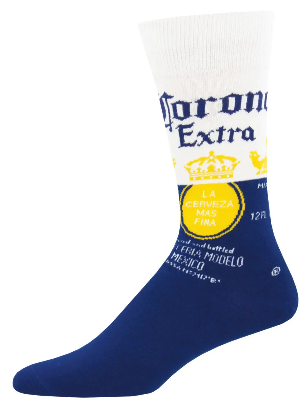 Men’s Socksmith Corona Extra Socks – Beer Logo Design SOCK SMITH