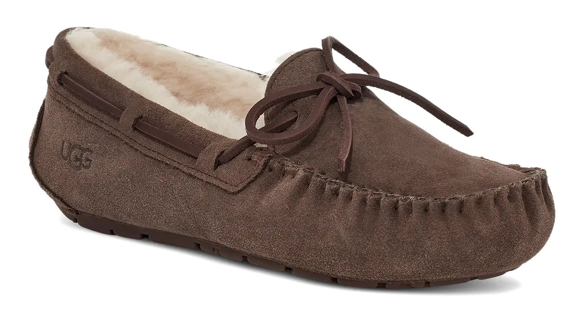 Women's UGG Dakota – Cozy Suede Moccasin with Wool Lining ESPRESSO-11 UGG