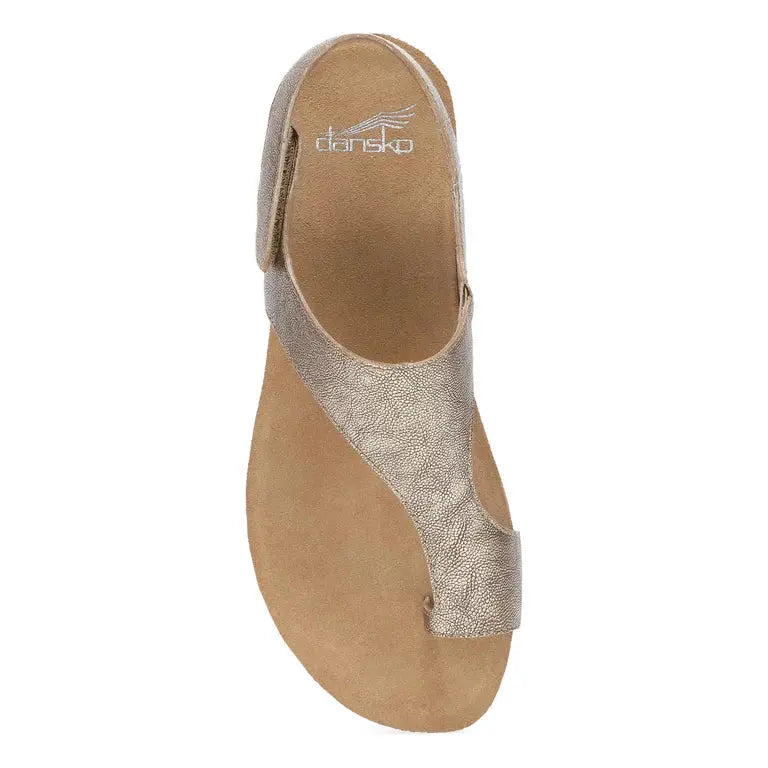 Women's Dansko Reece Waxy Burnished Sandal – Style Meets All-Day Comfort DANSKO