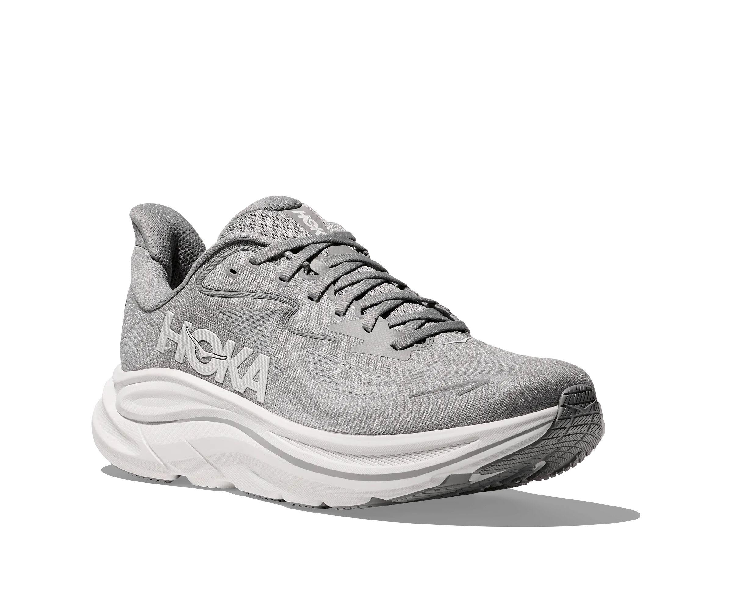 Men’s Hoka Clifton 10 – Soft Ride, Sleek Fit STELLAR GREY/STARDUST / D / 13 HOKA