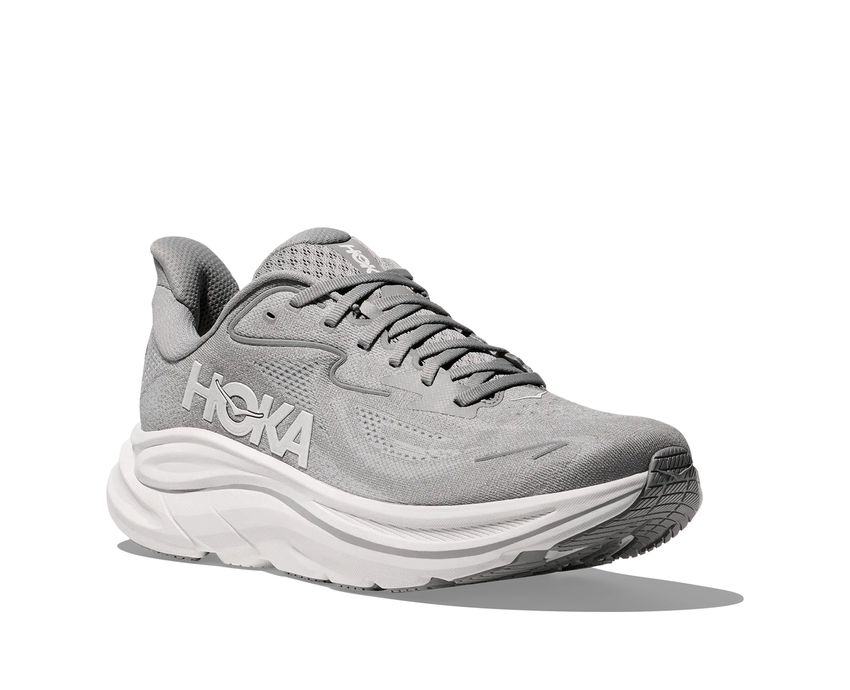 Men’s Hoka Clifton 10 – Soft Ride, Sleek Fit STELLAR GREY/STARDUST / D / 13 HOKA